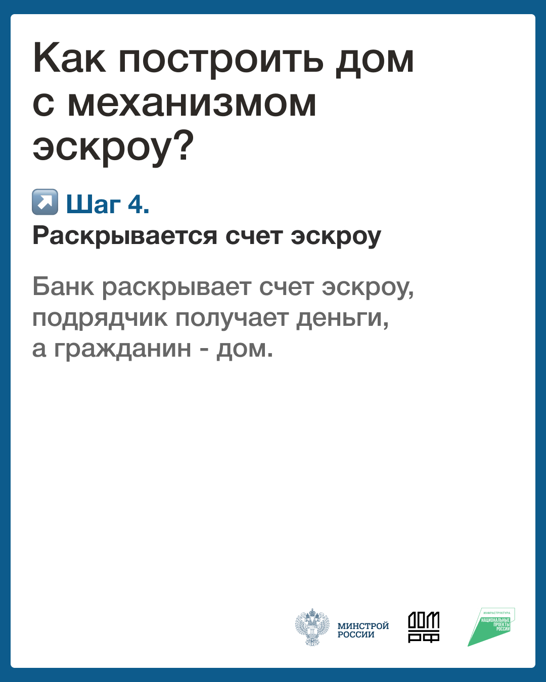Рассказываем как начать строительство с эскроу на ДОМ.РФ